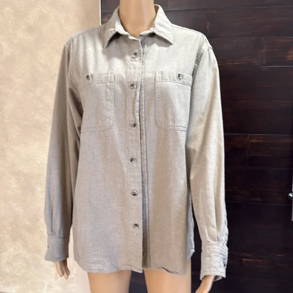 The Planetary Society Tan Flannel Size M - Picture 7 of 8